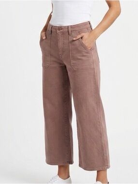 Just USA Wide-Leg Utility Jeans - XL
